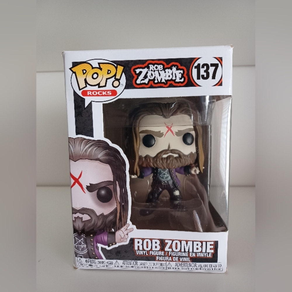 Rob Zombie Metal Music 137 Vinyl Figure Funko Pop Collectible